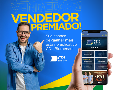 CDL Blumenau lança “Vendedor Premiado”: campanha valoriza profissionais de vendas