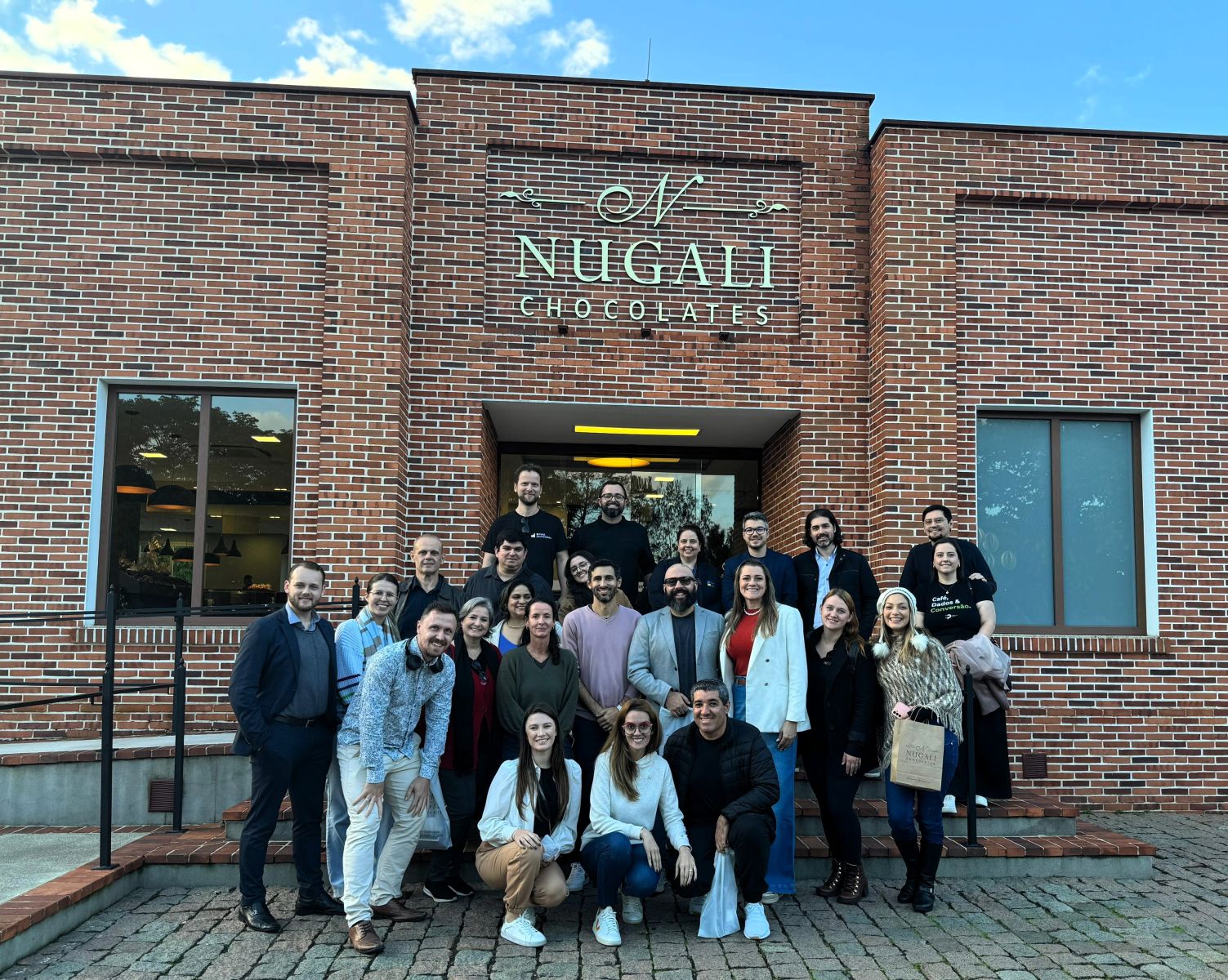 Núcleo CDL Conexões realiza visita técnica à Nugali Chocolates em Pomerode