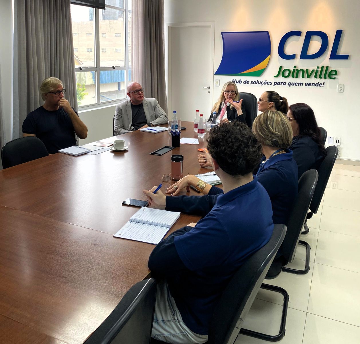 CDL Blumenau realiza visita técnica à CDL Joinville 