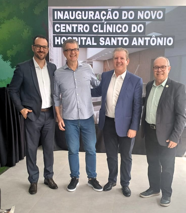 Hospital Santo Antônio inaugura Centro Clínico; presença da CDL Blumenau reforça parceria com a comunidade