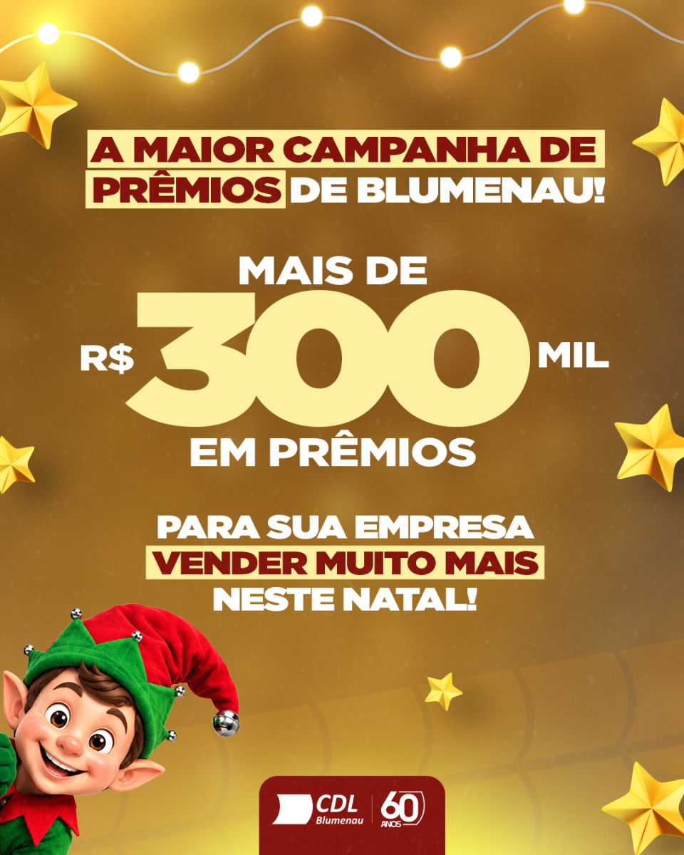 5 motivos para sua empresa participar da campanha Magia de Natal 2026 da CDL Blumenau