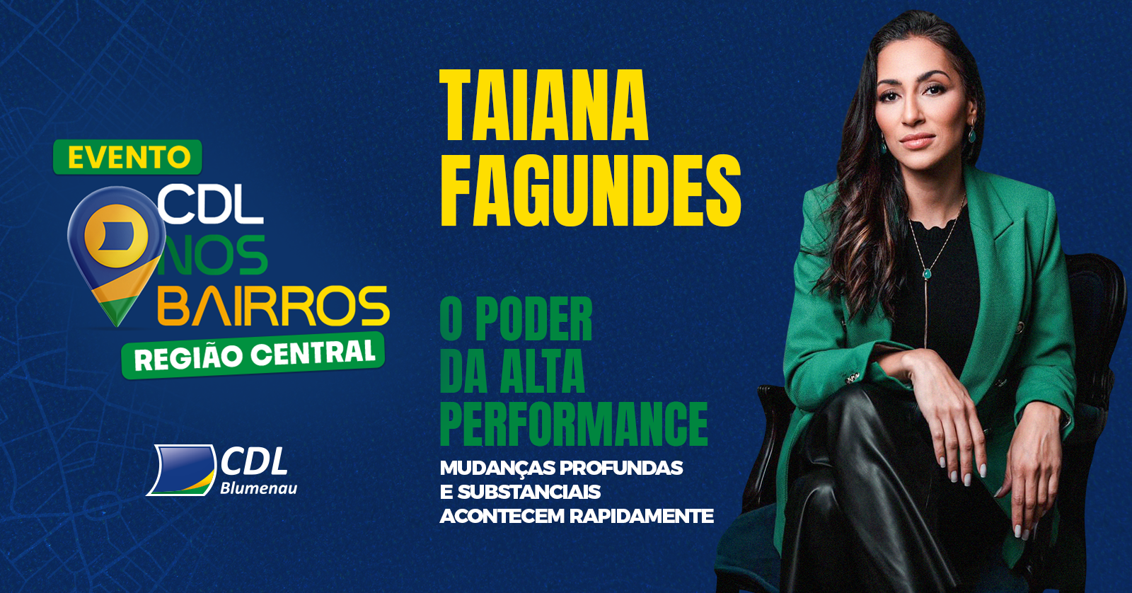 CDL nos Bairros traz palestra sobre alta performance e transformação empresarial em Blumenau