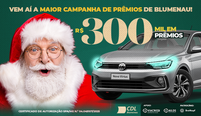 CDL Blumenau divulga ganhadores do primeiro sorteio da campanha Magia de Natal 2025