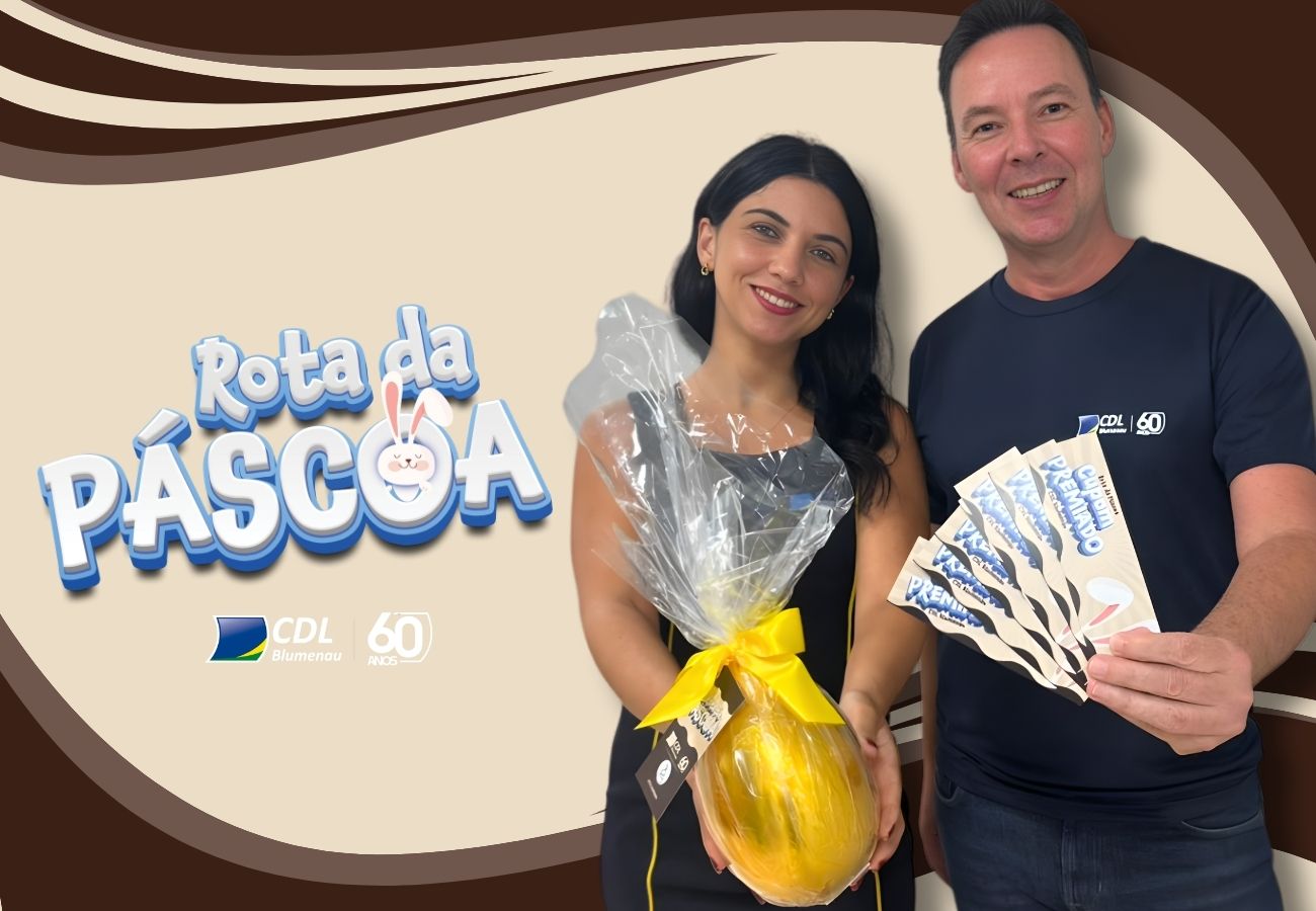 Rota de Lazer deste domingo terá atividades em clima de Páscoa com a CDL Blumenau
