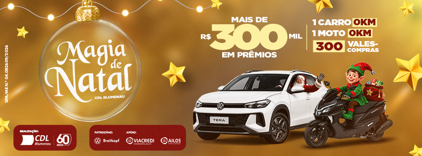 5 motivos para sua empresa participar da campanha Magia de Natal 2026 da CDL Blumenau