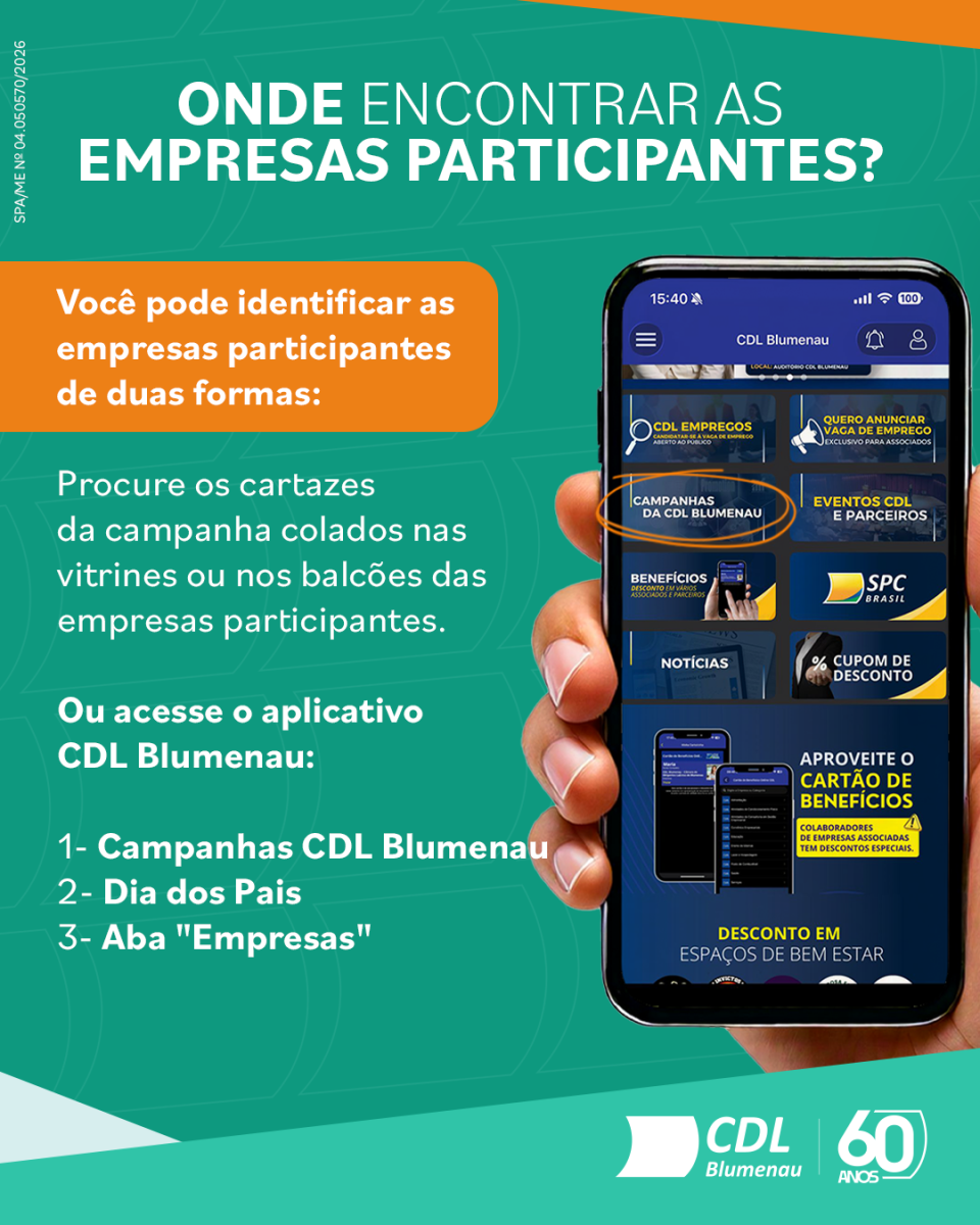 Empresas participantes Dia dos Pais