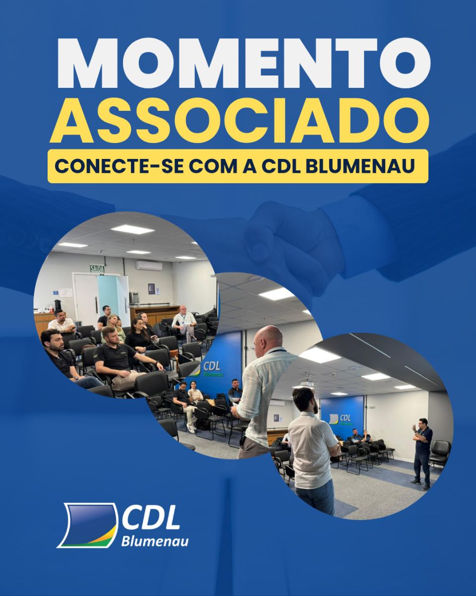 “Momento Associado” destaca serviços e soluções oferecidos pela CDL Blumenau