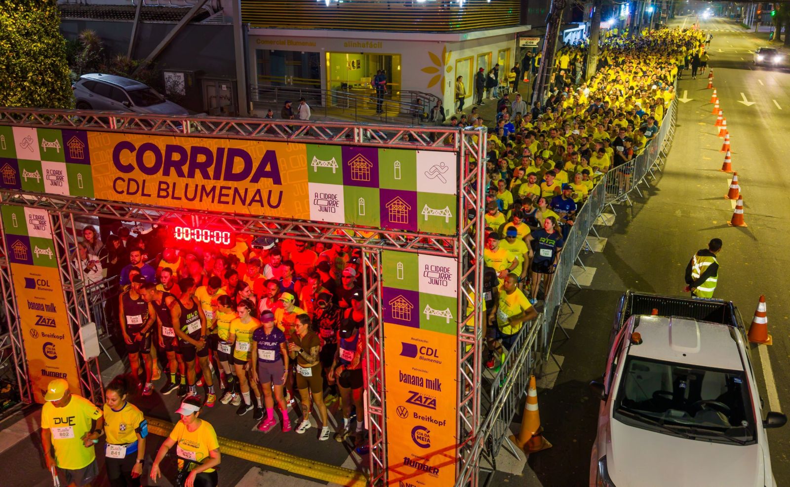 3ª Corrida CDL Blumenau registra recorde de público com 1300 inscritos