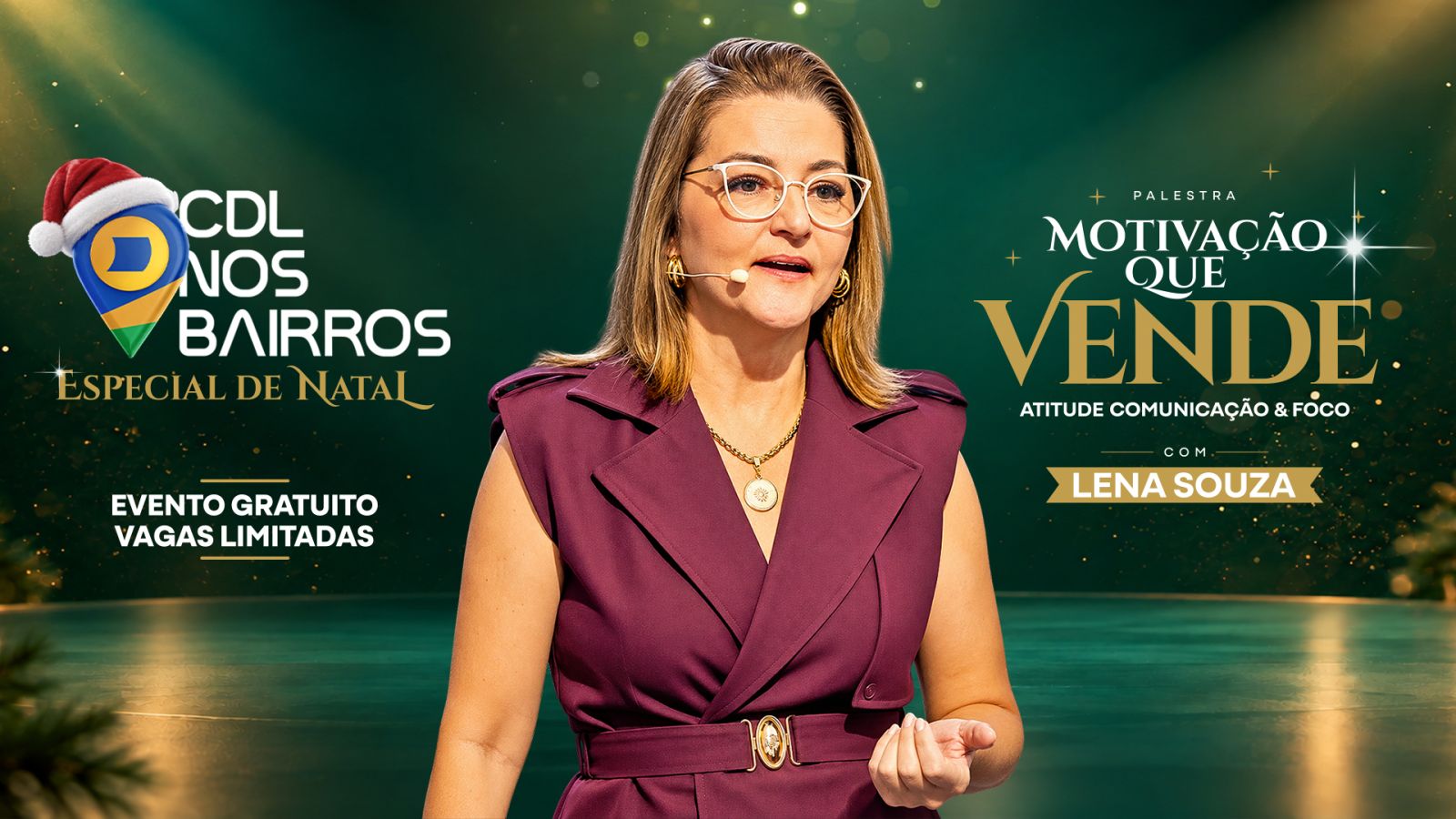 CDL nos Bairros Natal com lena Souza