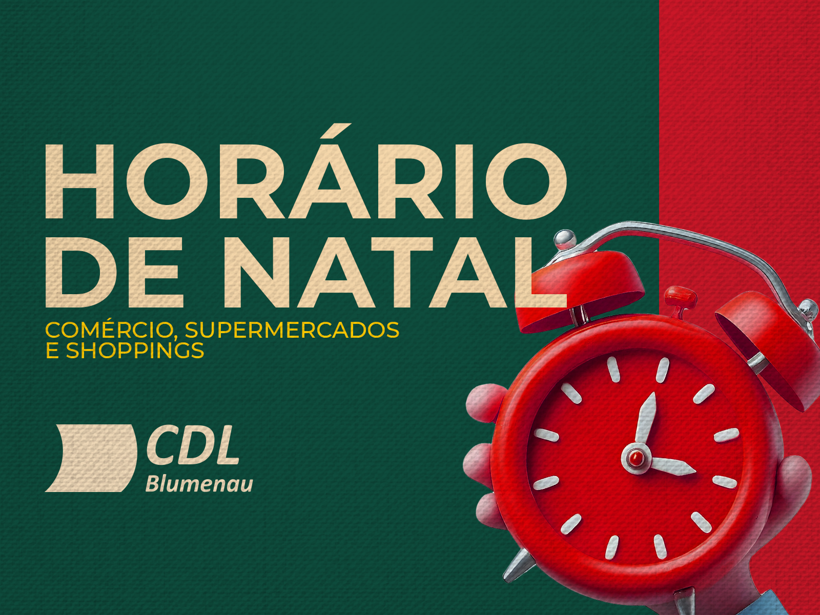 Horários de Natal 2025: comércio de Blumenau terá atendimento estendido em dezembro