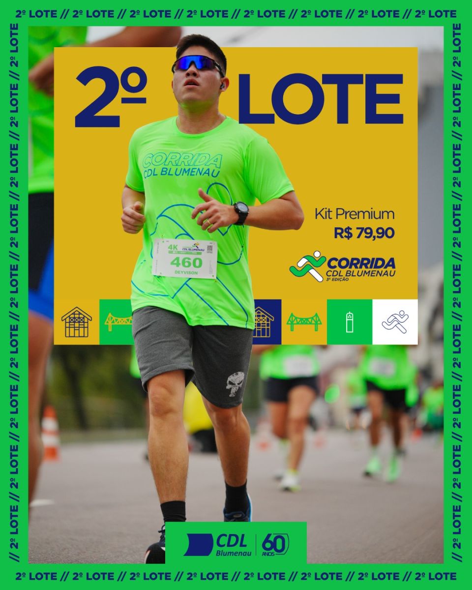Corrida CDL 2026 - segundo lote