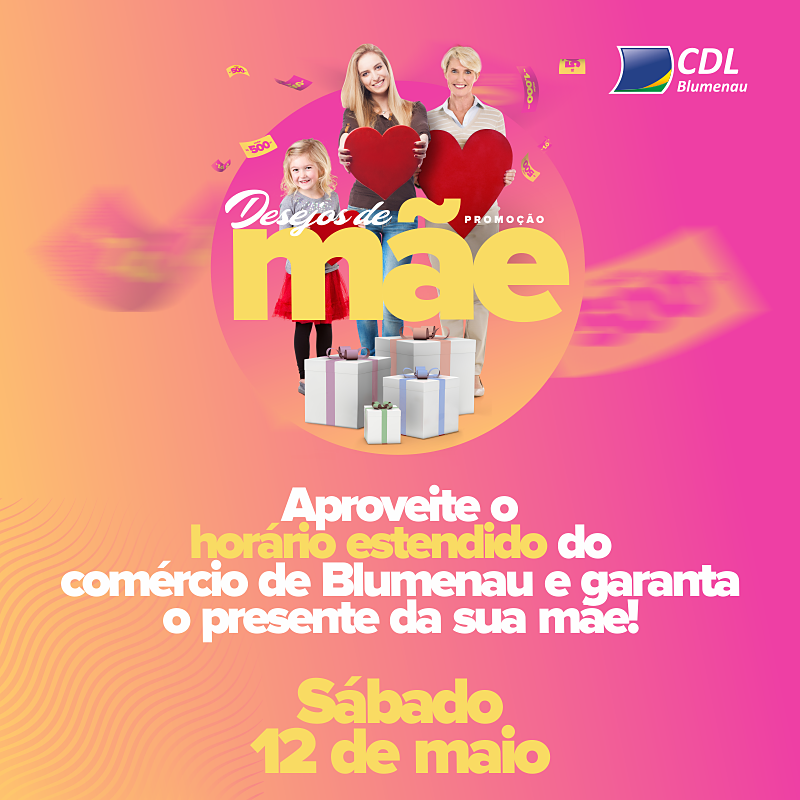 Horário do Comércio Dias das Mães