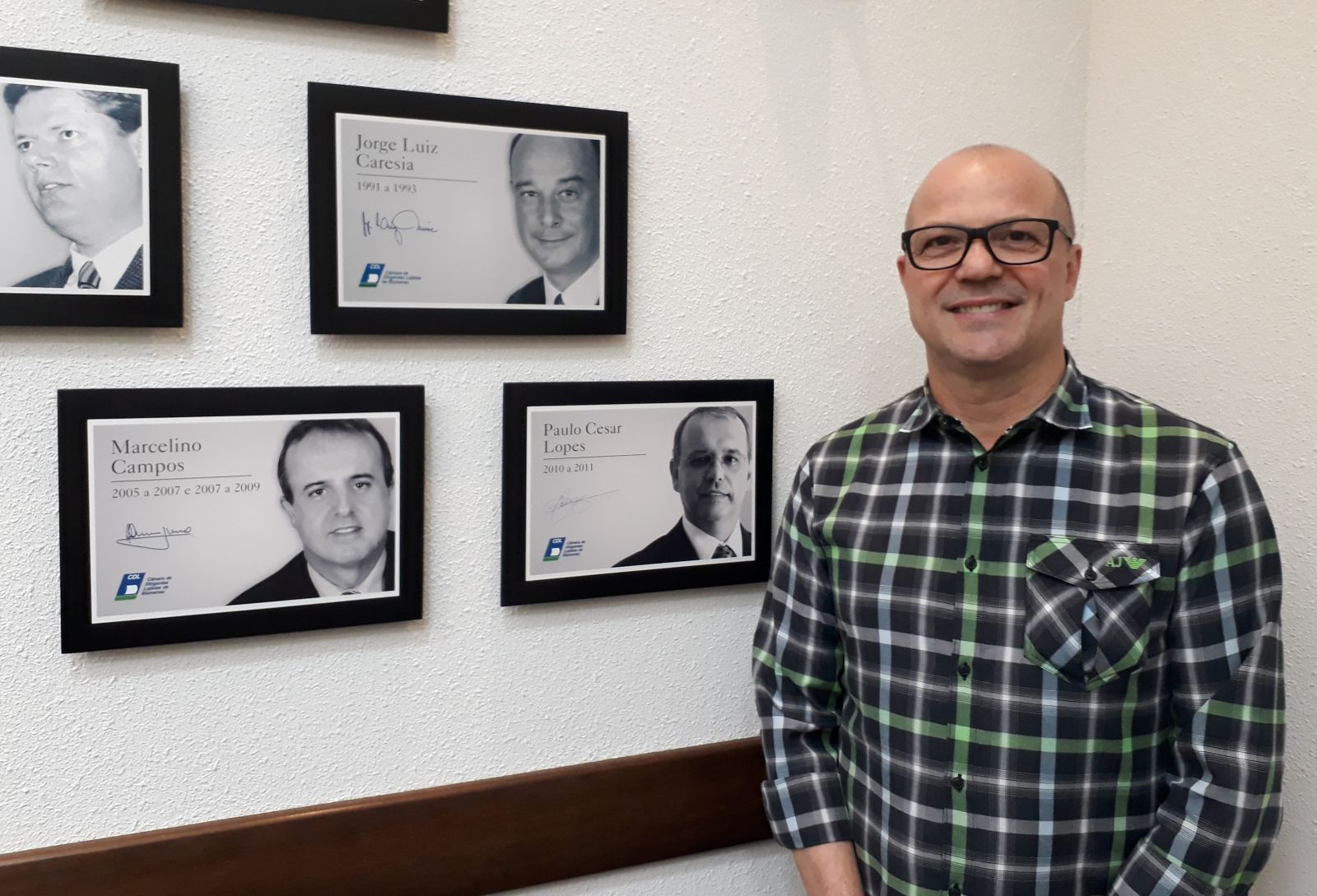Helio Roncaglio será reconduzido ao cargo de presidente da CDL Blumenau. 