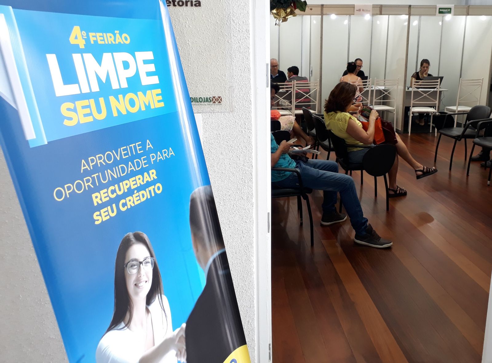 Sábado é o último dia do Feirão Limpe Seu Nome, na CDL Blumenau