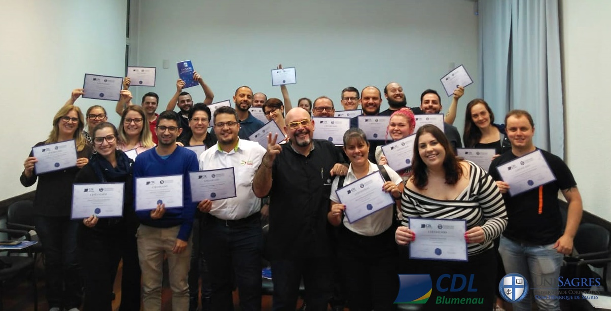 CDL Blumenau realiza curso Gestão para Resultados e obtém ótimo índice de aprovação