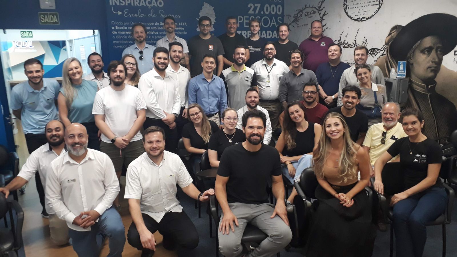 Empresários lotam auditório da CDL Blumenau para encontro do núcleo jovem