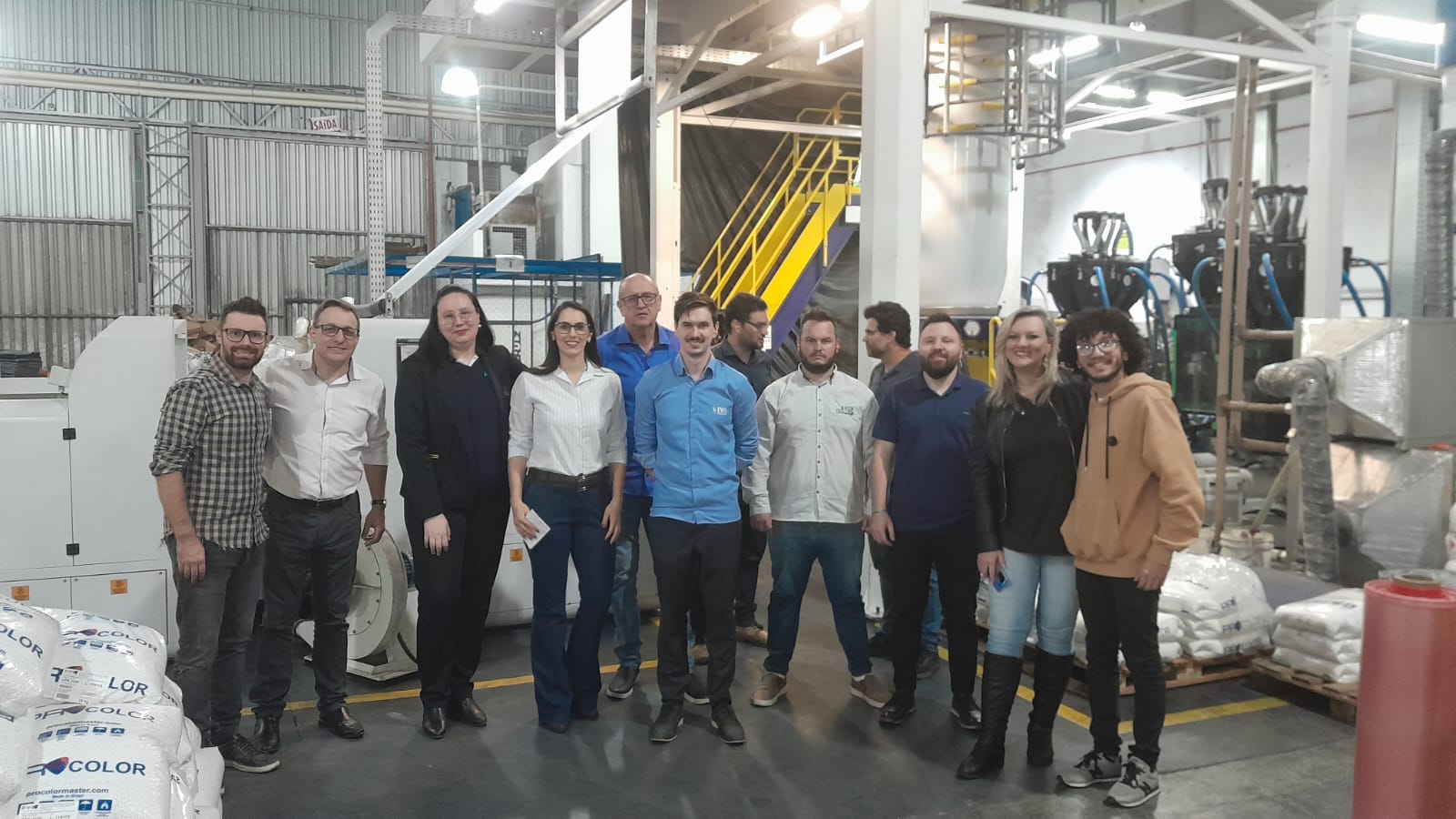CDL Conexões visita VIva Embalagens