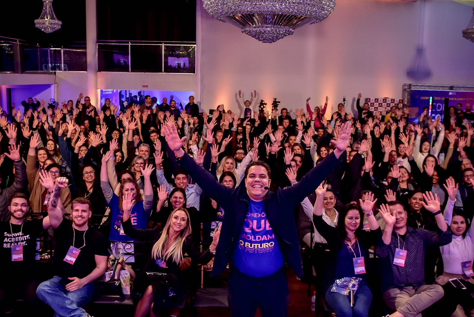palestra de Thiago Reis, que abordou o tema "Demanda Infinita: desbloqueie o crescimento do seu negócio"