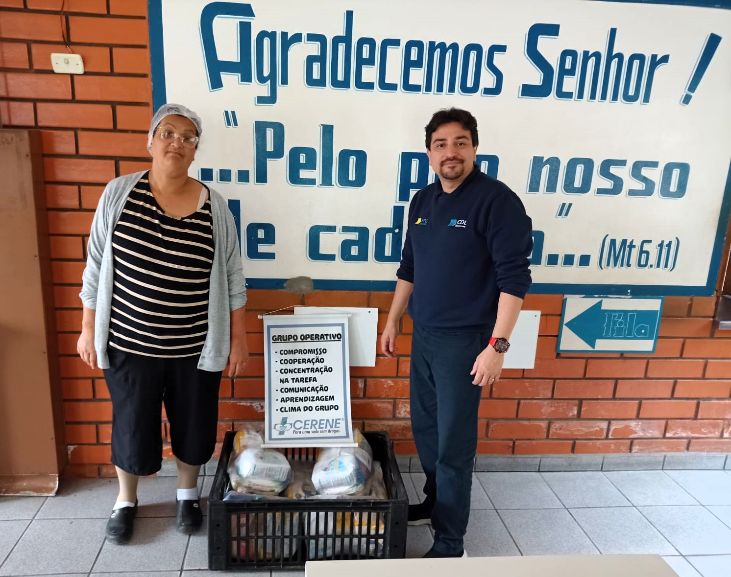 Ação social: CDL Blumenau doa 40 cestas básicas a instituições da cidade