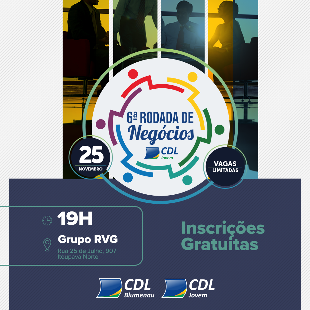 CDL Jovem Blumenau abre inscrições para a 6ª Rodada de Negócios