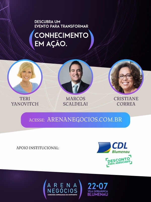 Associados à CDL Blumenau têm desconto na Arena de Negócios