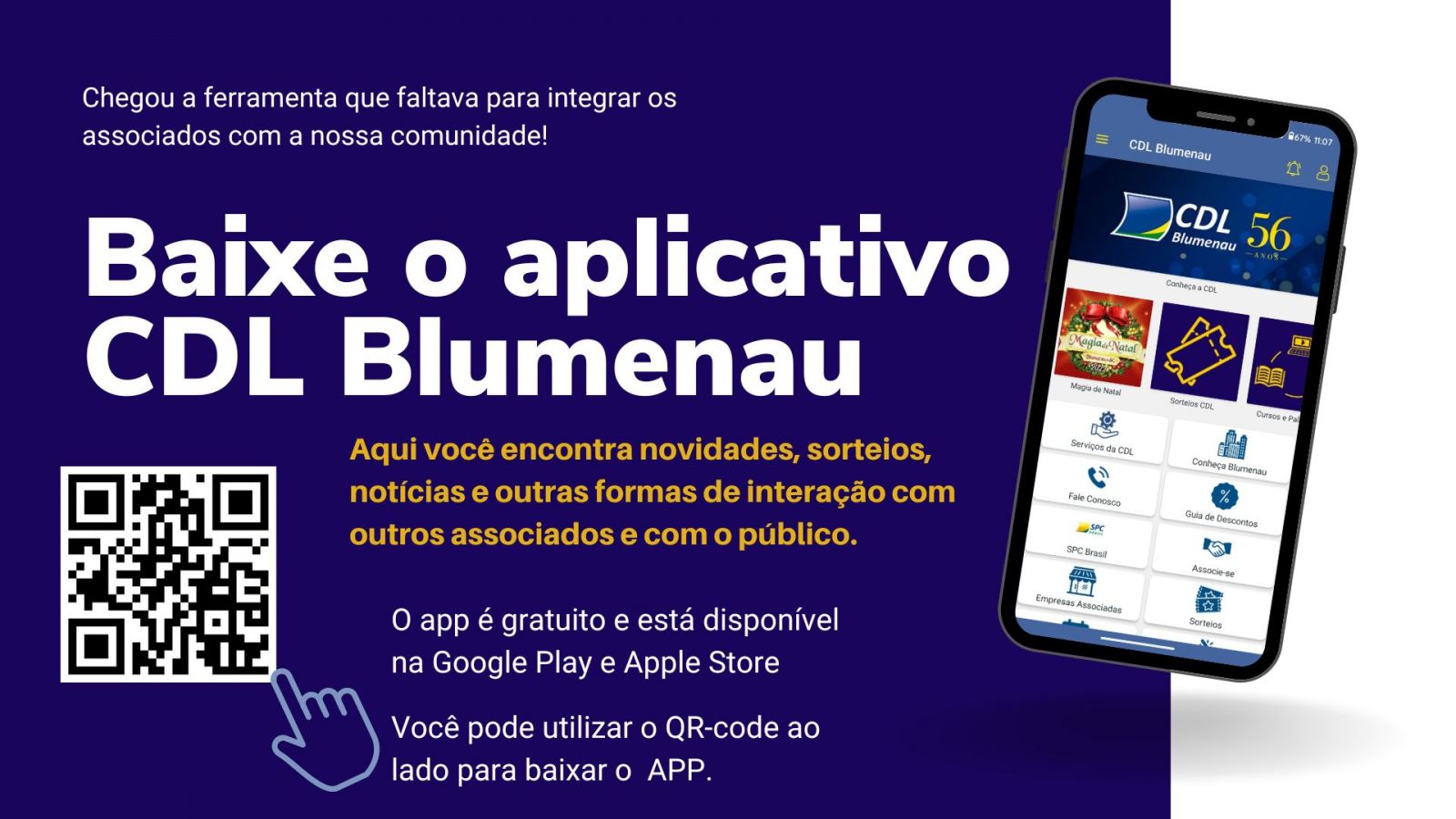 App CDL Blumenau: conheças as vantagens do aplicativo e saiba como ser destaque 
