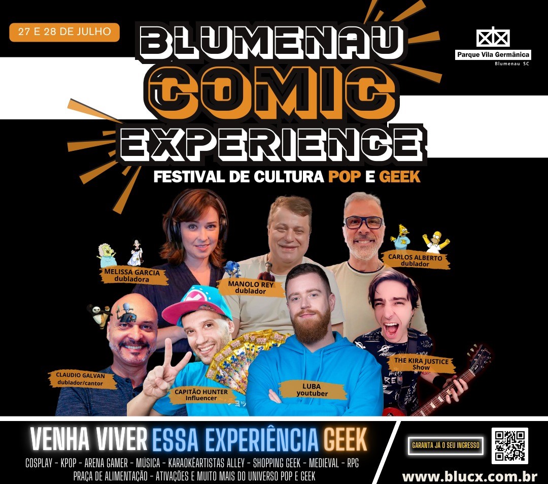BCX 2024: maior evento de cultura pop de Blumenau e região promete aquecer a economia local