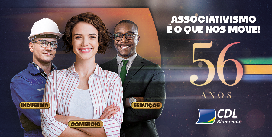 Evento celebrará 56 anos da CDL Blumenau e 10 anos da CDL Jovem 