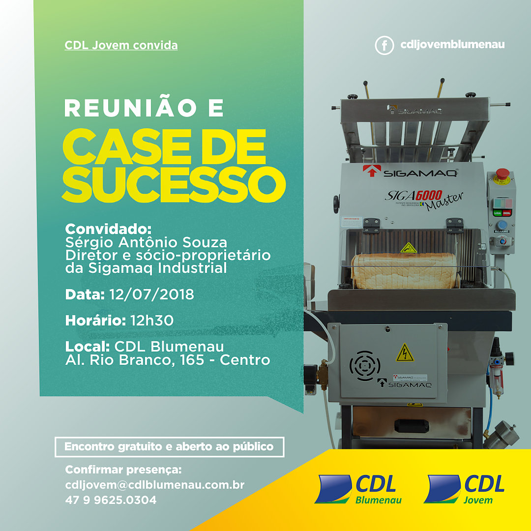 CDL Jovem Blumenau apresenta Case de Sucesso Sigamaq Industrial 