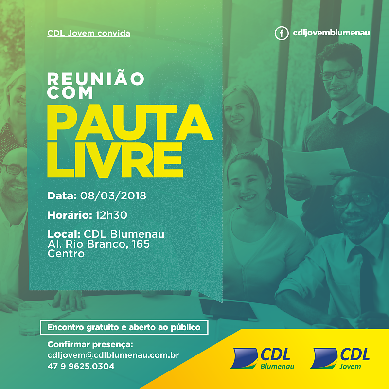 CDL Jovem Blumenau realiza encontro aberto ao público