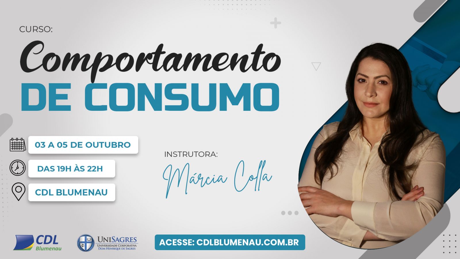 Consultora internacional leciona curso sobre comportamento de consumo na CDL Blumenau