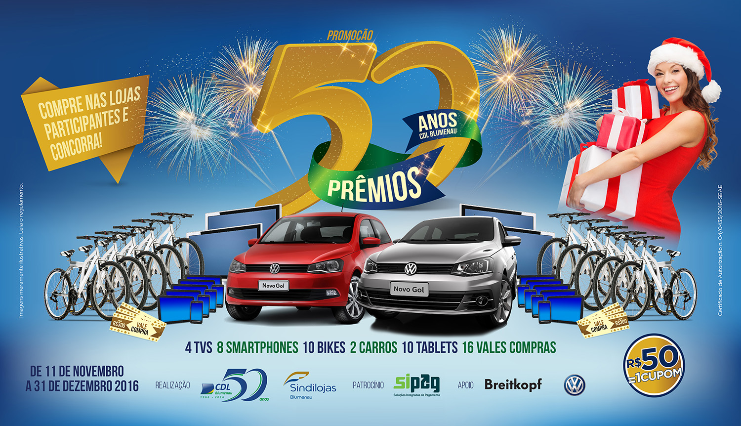 Lançamento da campanha “50 Anos  - 50 Prêmios