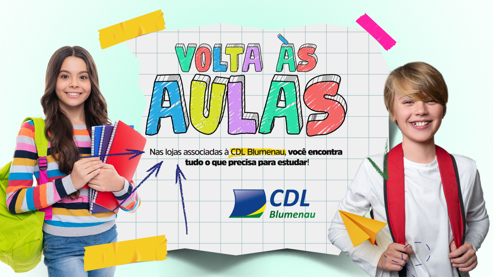 CDL Blumenau disponibiliza campanha “Volta às aulas” aos associados