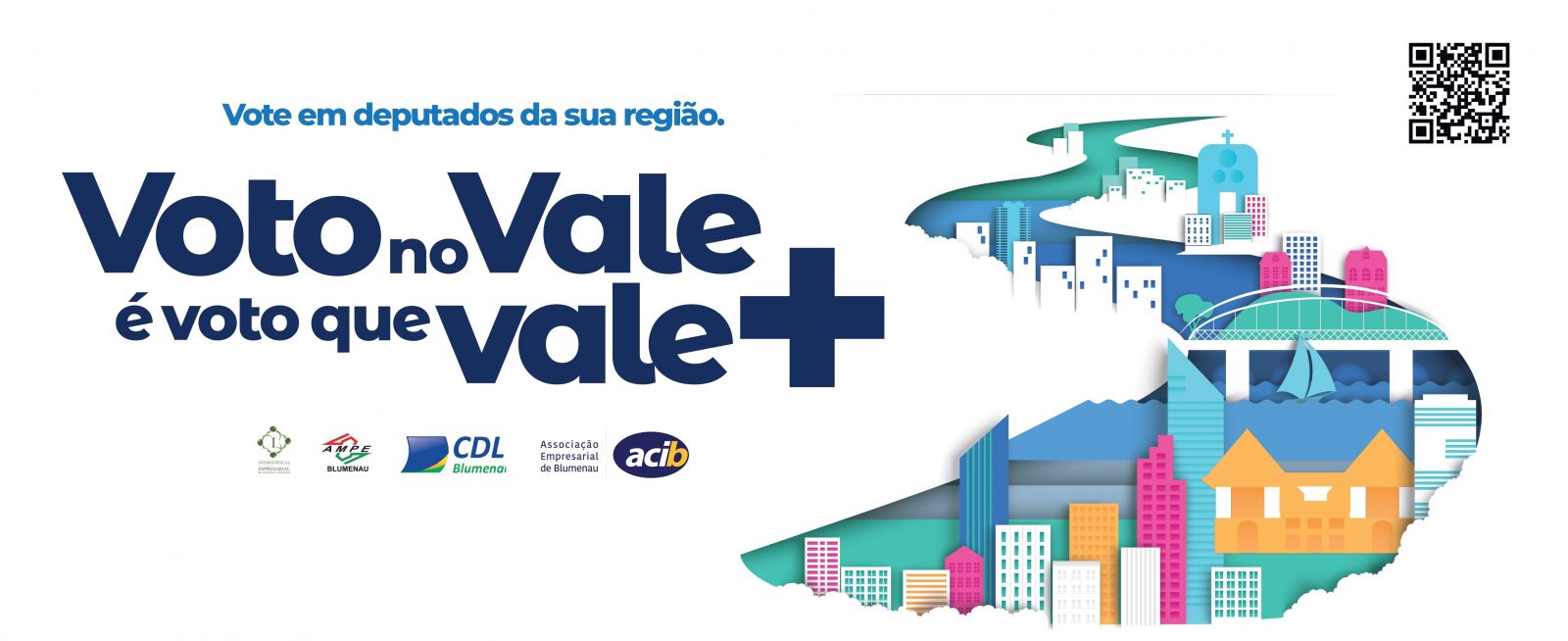Campanha “Voto no Vale é Voto que Vale Mais” tem a participação da CDL Blumenau