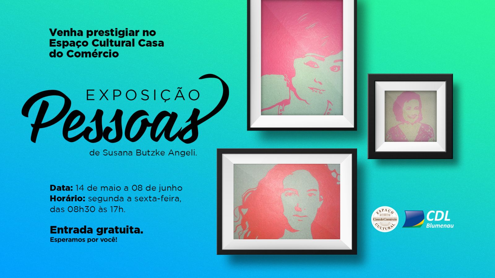 Espaço Cultural apresenta a mostra Pessoas, de Susana Butzke Angeli
