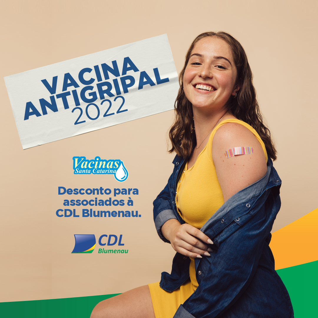 Vacina antigripal: veja onde associados à CDL Blumenau têm desconto