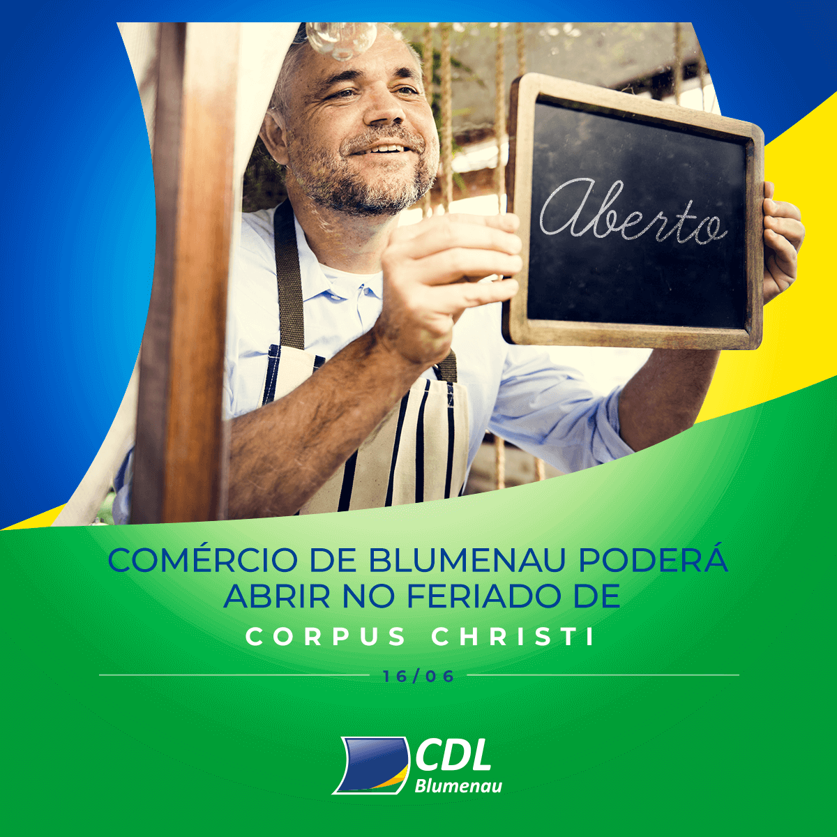Horário do comércio de Blumenau no feriado de Corpus Christi