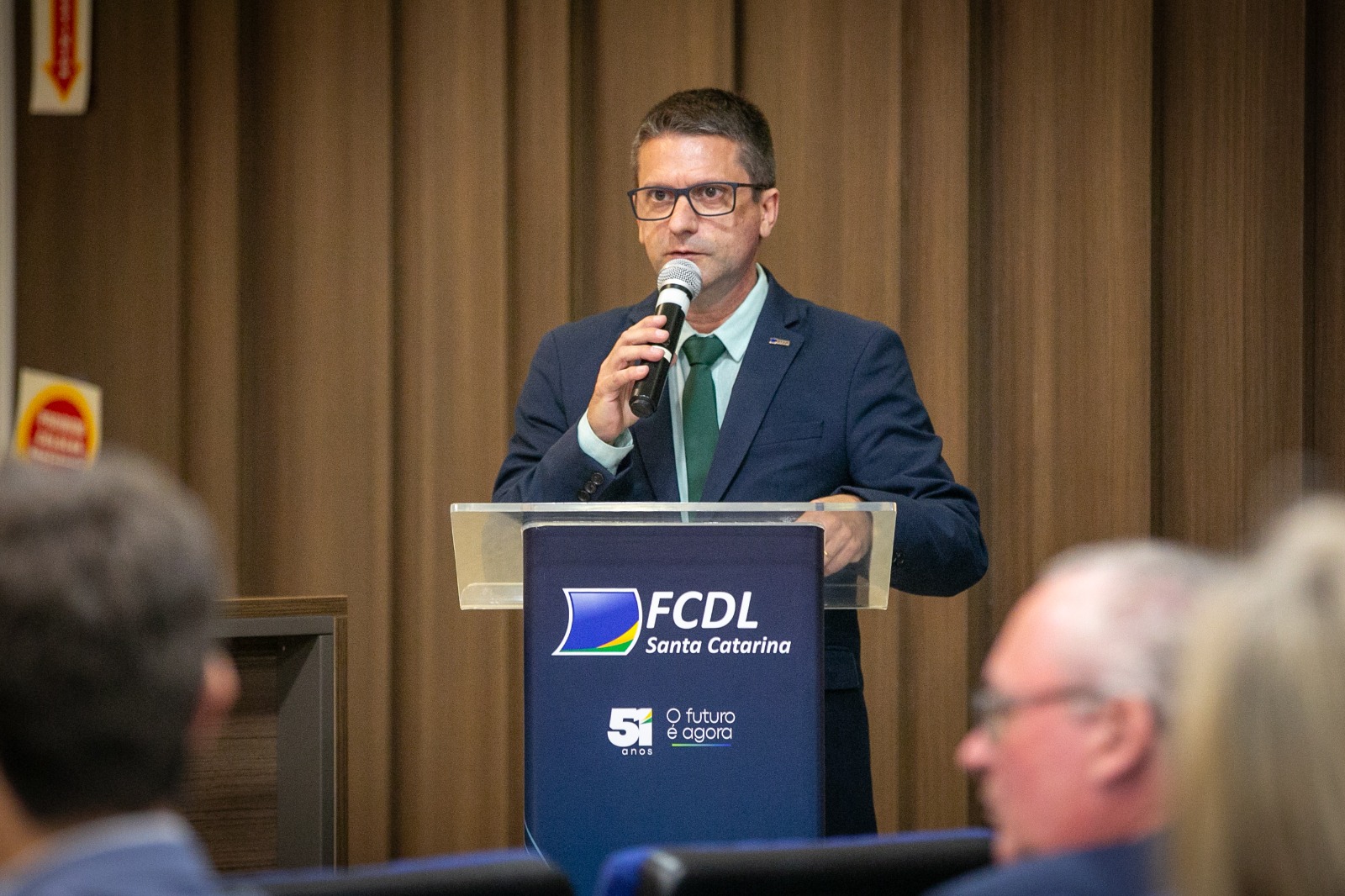 Frente Parlamentar de Apoio ao Comércio Varejista - presidente da FCDL/SC, Onildo Dalbosco Júnior