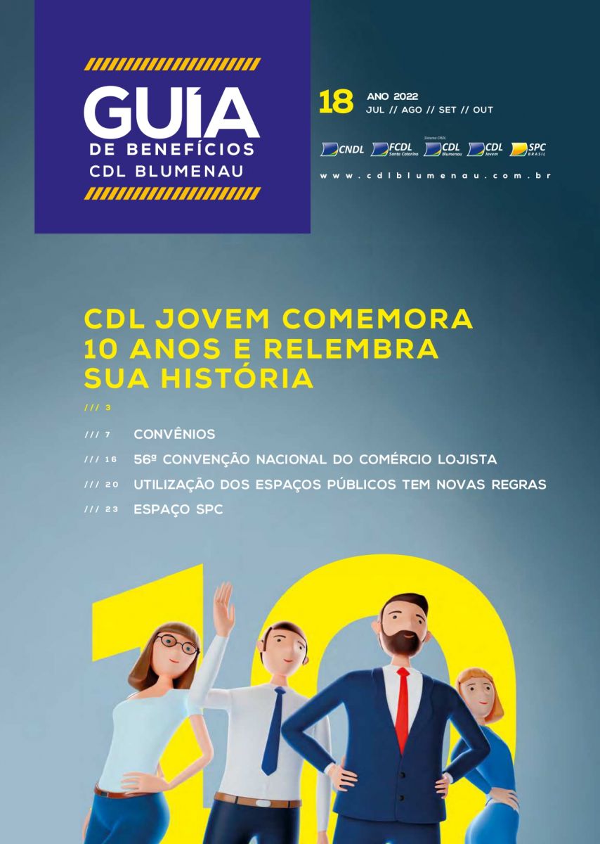 Revista da CDL Blumenau chega a 18ª edição. Confira o conteúdo. 