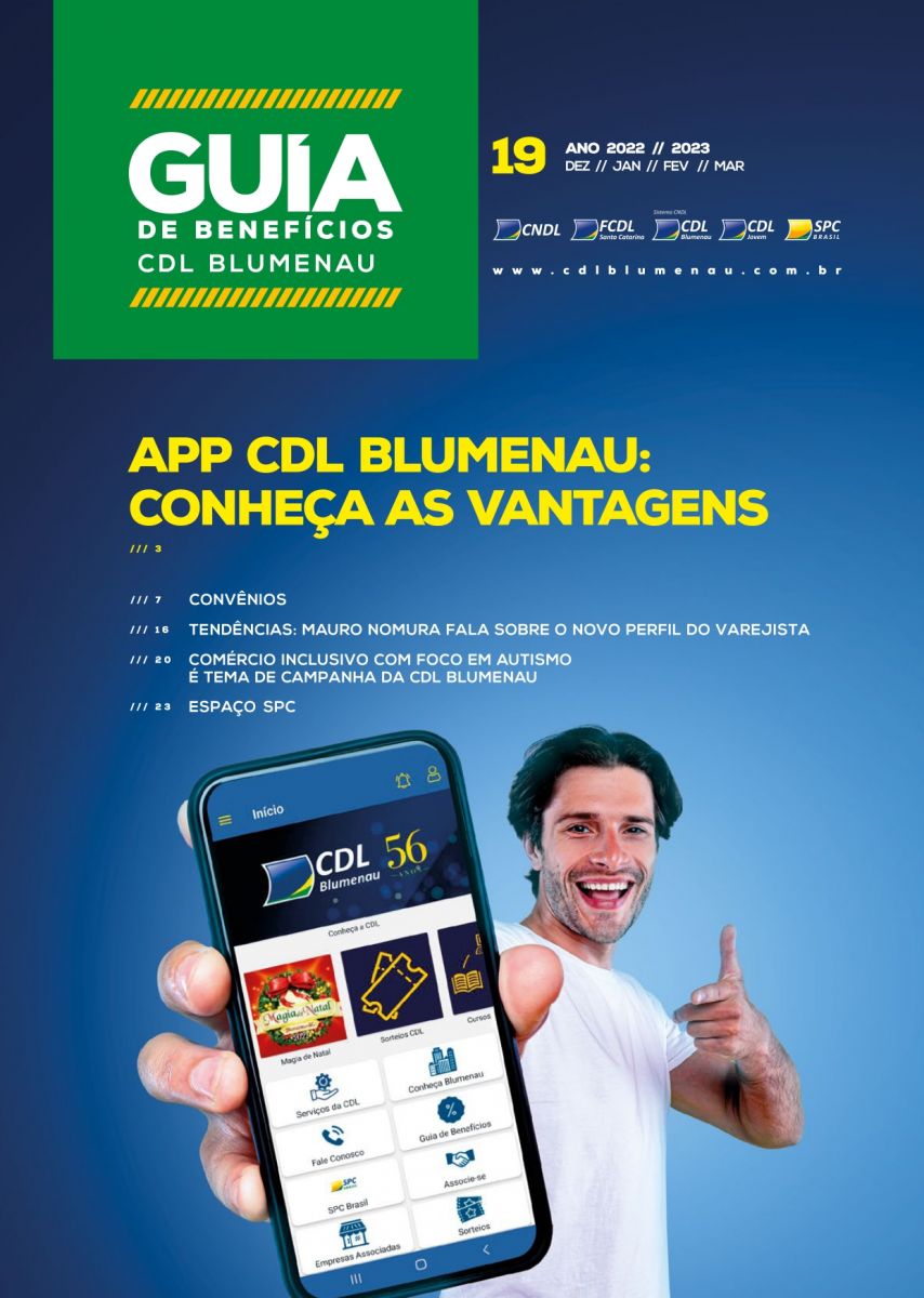 Confira a nova edição do Guia de Benefícios da CDL Blumenau