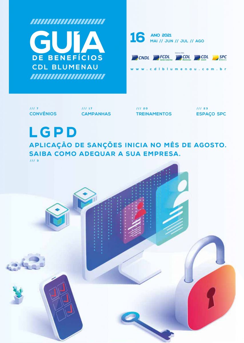 Revista: 16ª edição do Guia de Benefícios da CDL Blumenau 