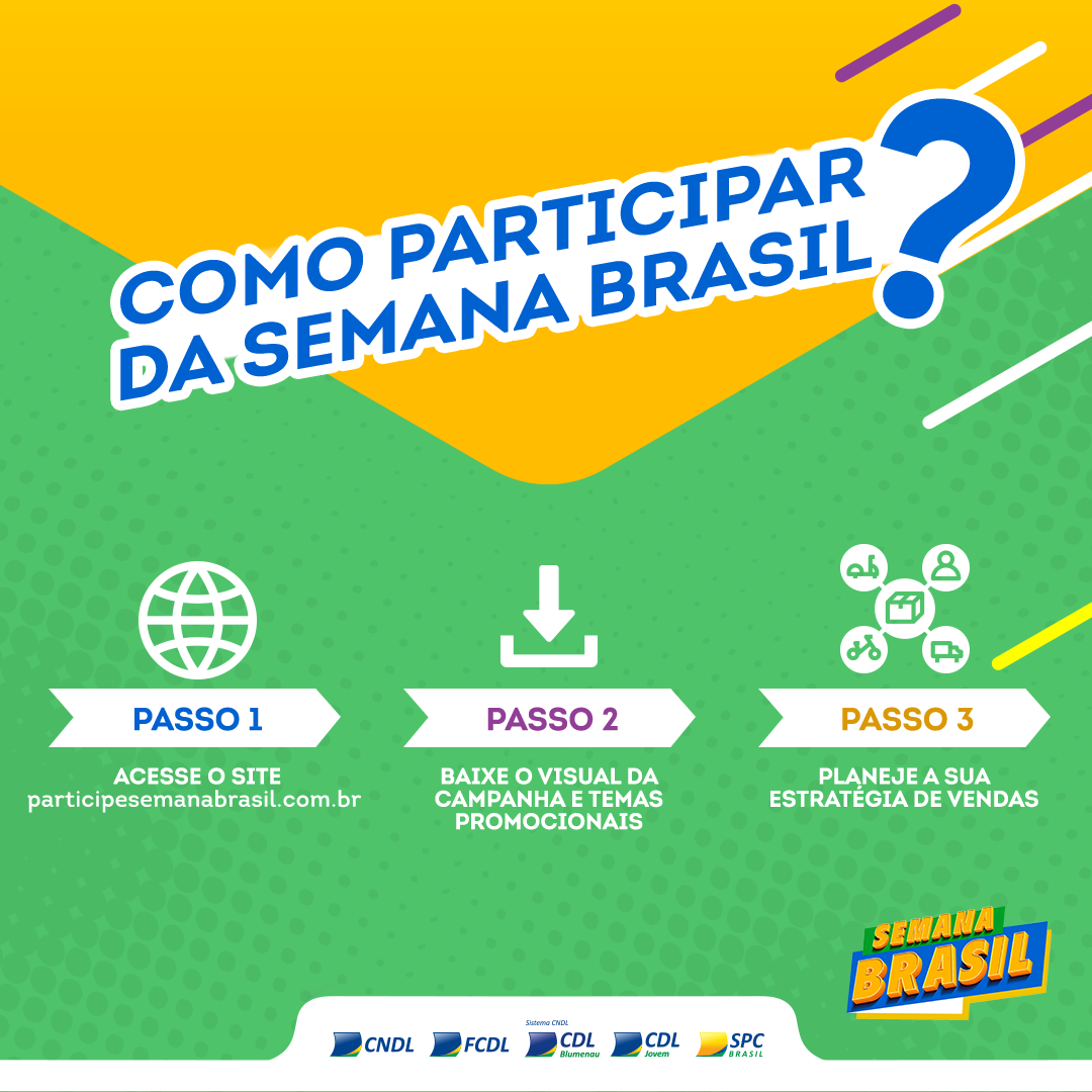 Semana Brasil 2020 - como participar