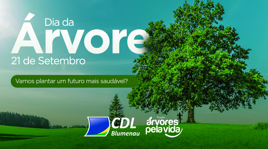 CDL Blumenau distribui mudas no Dia da Árvore