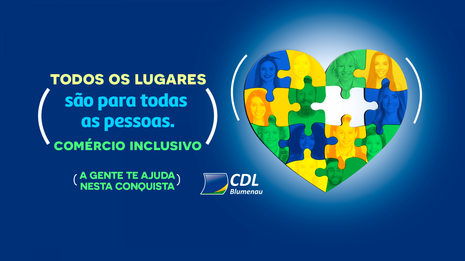 Comércio inclusivo é tema da nova campanha da CDL Blumenau