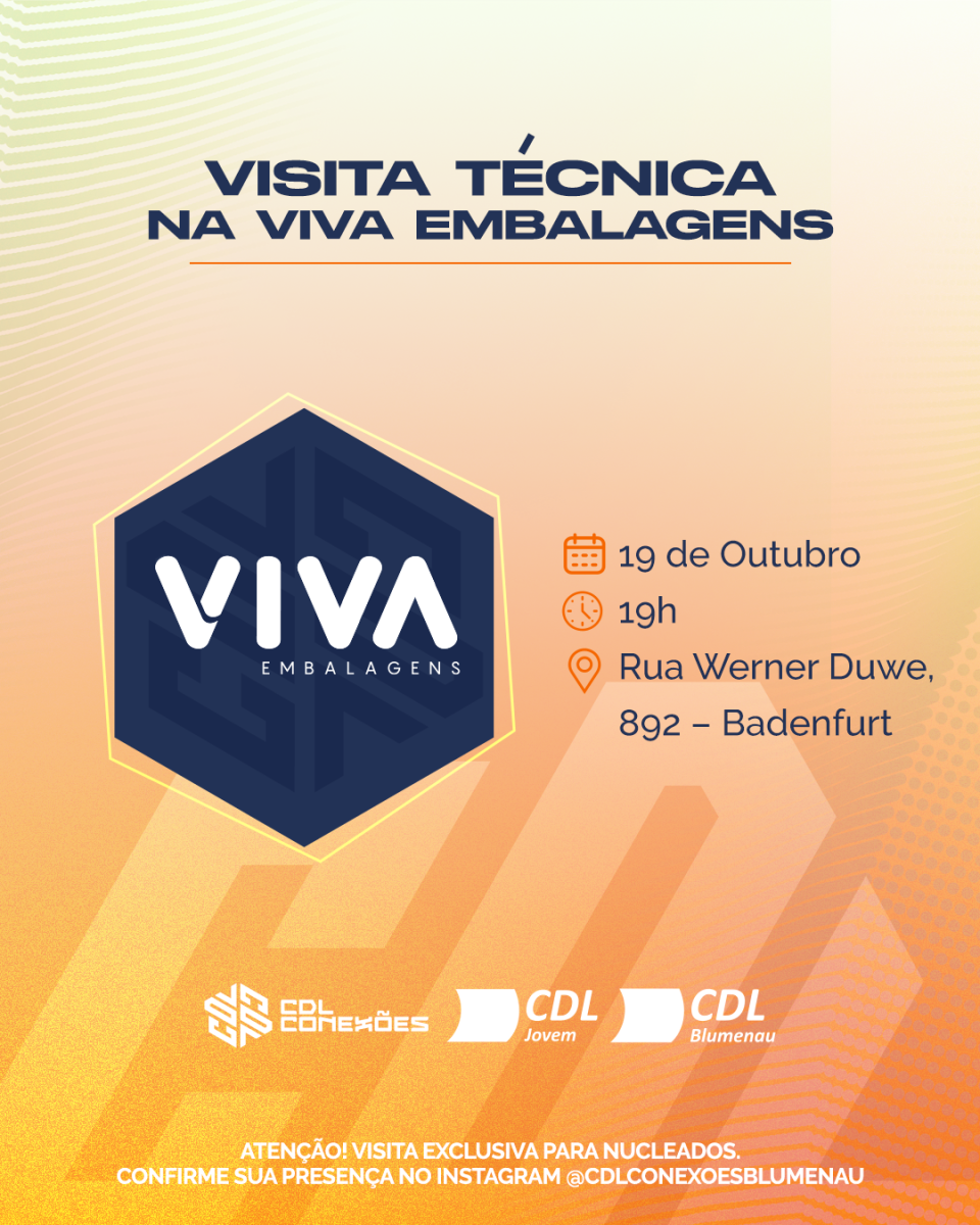 CDL Conexões fará visita técnica na empresa Viva Embalagens