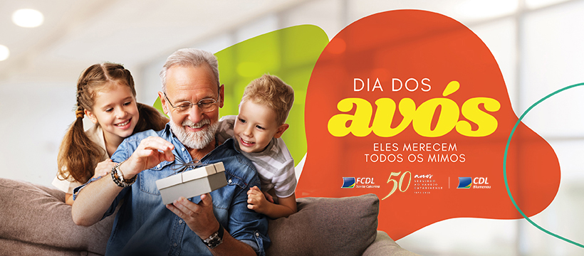 Dia dos Avós é tema de campanha da CDL Blumenau