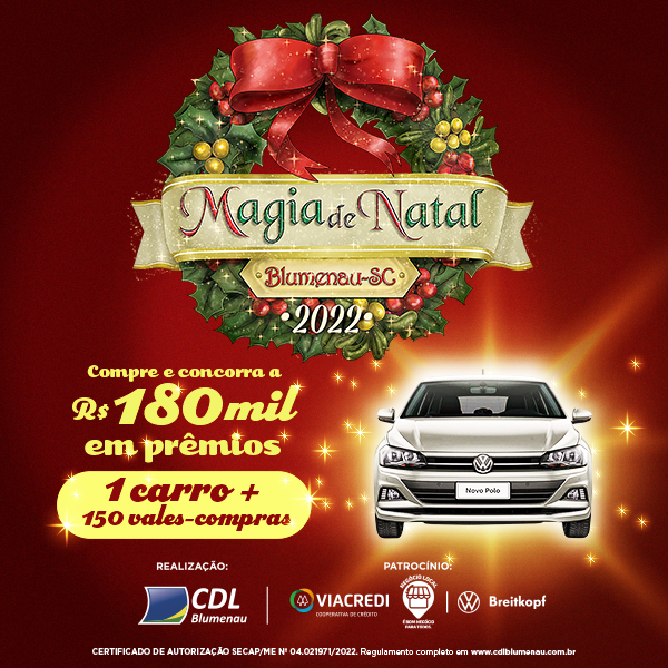 CDL Blumenau inicia a promoção Magia de Natal 