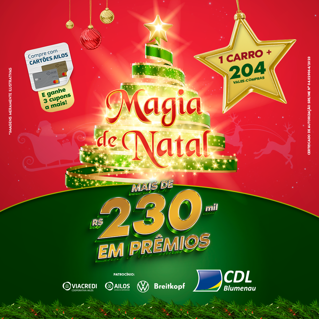 a promoção Magia de Natal