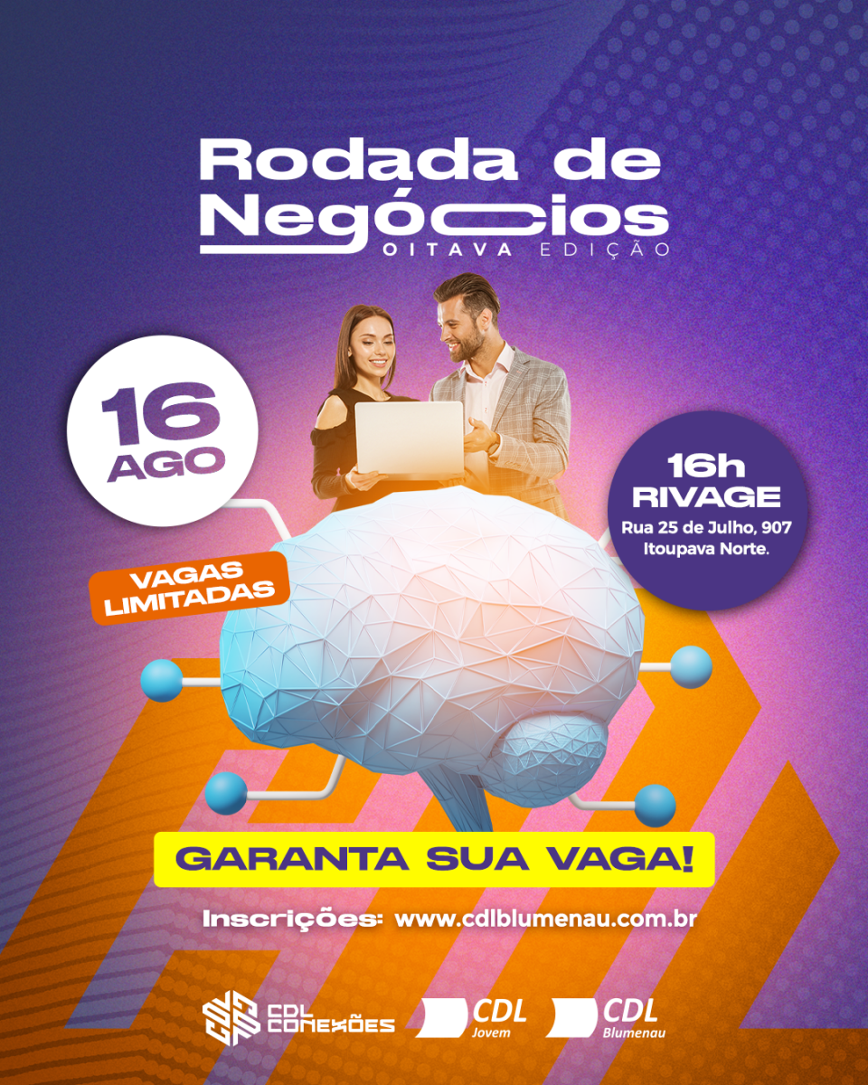Últimos dias para se inscrever na 8ª Rodada de Negócios, da CDL Conexões