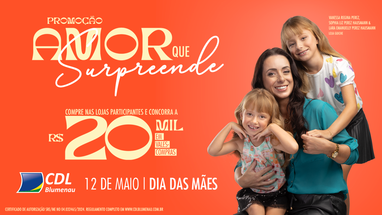 Campanha Dia das Mães 2024 - CDL Blumenau
